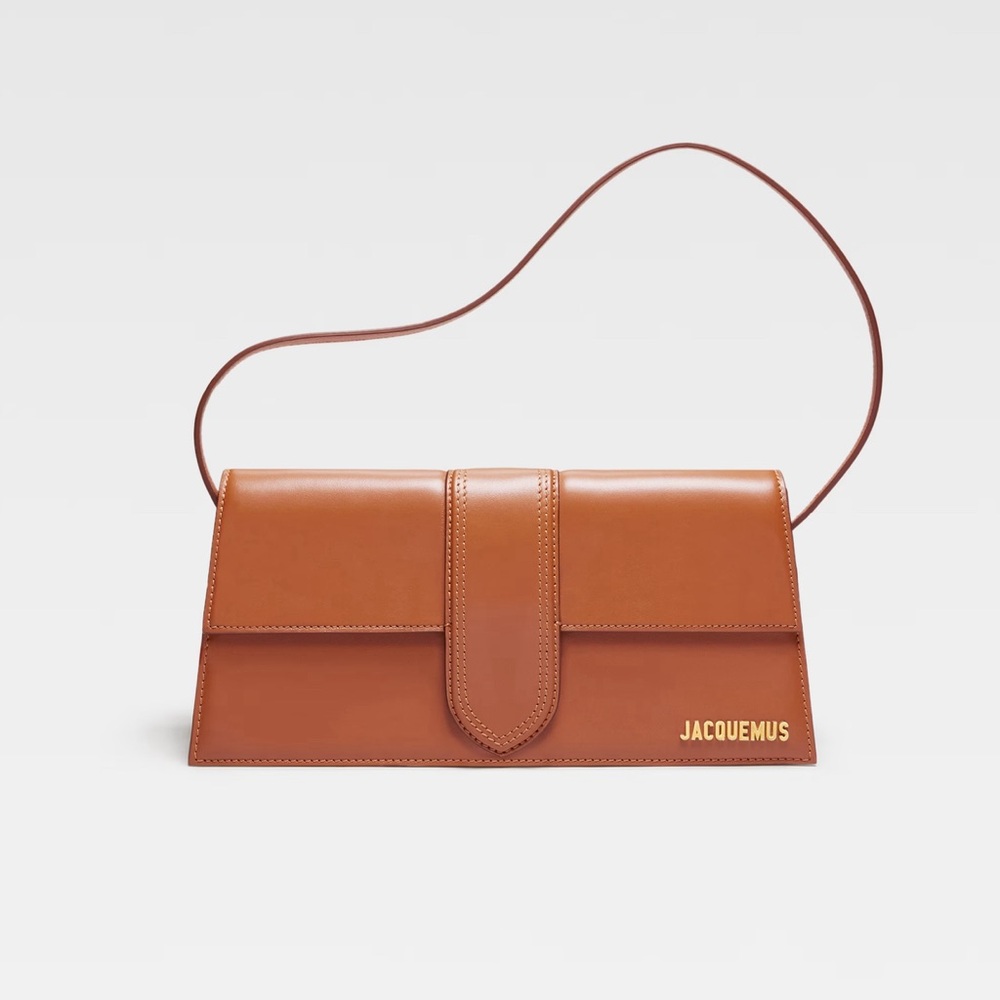 JACQUEMUS, Le Bambino long bag in light brown